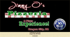 Desktop Screenshot of jimmyospizzeria.mobi