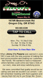 Mobile Screenshot of jimmyospizzeria.mobi